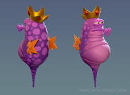 The 3D model of King Flippy in the Spyro Reignited Trilogy by Mercurial Forge