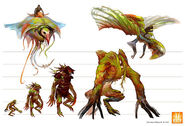 Earlier designs of the Grublins