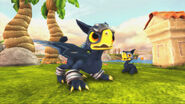 A close up shot on Sonic Boom and her griffin hatchling