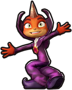 Coco Bandicoot's Ripto costume in Crash: On The Run!