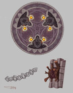 Spyro Reignited Trilogy concept art of Buzz's Dungeon platform by Pedro H. Cardoso