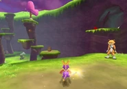 Хантер в скальной местности