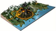 Artwork of the map the region Dawn of the Dragon takes place in
