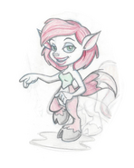 Oliver Wade's concept art of Elora