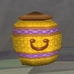 Деревянный горшок