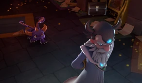 Master Eon telling Spyro the truth about his ancestors