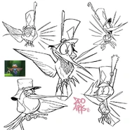 Spyro Reignited Trilogy concept art of the Hummingbirds by ZeoArts