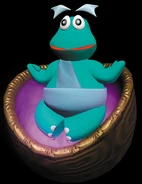 PlayStation 1 CGI render of an elder turtle