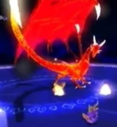 The Elemental Dragon's Fire form.