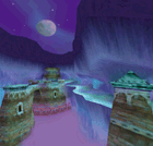 A zoomed out view of ice cavern.