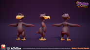 3D turnaround of a Burned Breezebuilder Falcon (Unused) by Bertrand Saint Martin