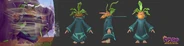 Spyro Reignited Trilogy model of the Tornado Wizard by Anthony Weisheng Lee
