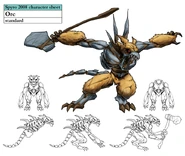 Concept art of an Axe Orc in the DS version by Alister Lockhart