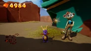 Spyro & Sparx with Tara in the Reignited Trilogy