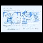 Storyboard of Ineptune's defeat