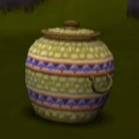 Деревянный горшок