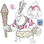 Concept art of the Clubber Rhynoc by Zeoartz