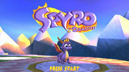 The title screen