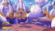 Concept art of Cloud Spires in the Spyro Reignited Trilogy