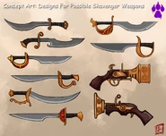 Weaponry used by the Skavengers by Roderick Wong