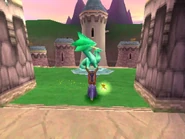 Вид на Томаса і вежу, за якою таїться портал Town Square