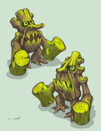 Early Stump Smash concept art by I-Wei Huang
