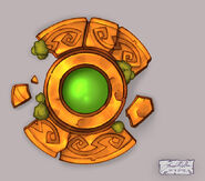 Earth Dragon Bust Pad by Jared Pullen