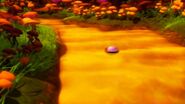 Spyro's egg floating down the river of the Swamp