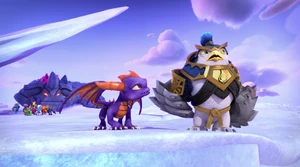 Spyro asking King Pen about the "losses of the past"