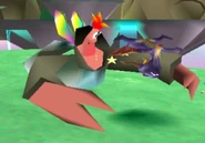 Сколько неистовой ярости в его гримасе!