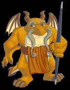 Early concept art of Sensei