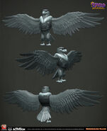 3D turnaround of a Breezebuilder Falcon (Gray) by Bertrand Saint Martin