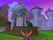 Водопад и облачный купол