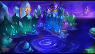 Spyro Reignited Trilogy concept art of Crystal Flight