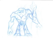 Concept art of a Rock Monster by Steve Bamford