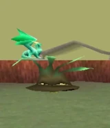 Подготовка растения-убийцы к заглатыванию жертвы