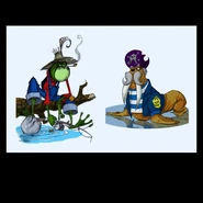 Concept art of Wally and Fredneck in Spyro: A Hero's Tail.