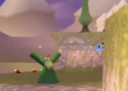 AR GD1.png (175 КБ) Друид передвигает из стороны в сторону валун, надеясь не подпустить к себе дракона