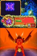 An illusion of Ignitus is used as the final test to Spyro's Fire elemental dream