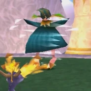 За секунду до гибели от обжигающего пламени