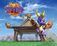 Spyro the Dragon Dojo Wallpaper
