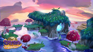 Spyro Reignited Trilogy concept art of Mushroom Speedway