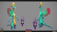 Zikomo's 3D model in the Spyro Reignited Trilogy