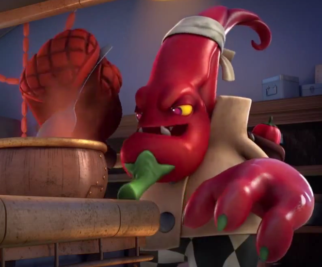 Chef Pepper Jack is a villain who is a member of the Doom Raiders in Skylan...