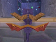 Вид сверху на вихрь и секретный проход за ветхой стеной.