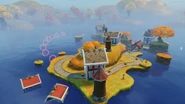 Sky view of Country Speedway in the Spyro Reignited Trilogy