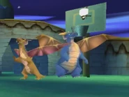 Томас забрасывает овцу в корзину