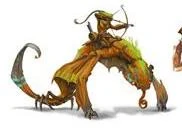 Early Wyvern and scrapped Bowman Orc rider design