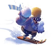 Ski Patrol Spyro Reignited Trilogy concept art by John Loren