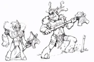 Early Axe Orc design